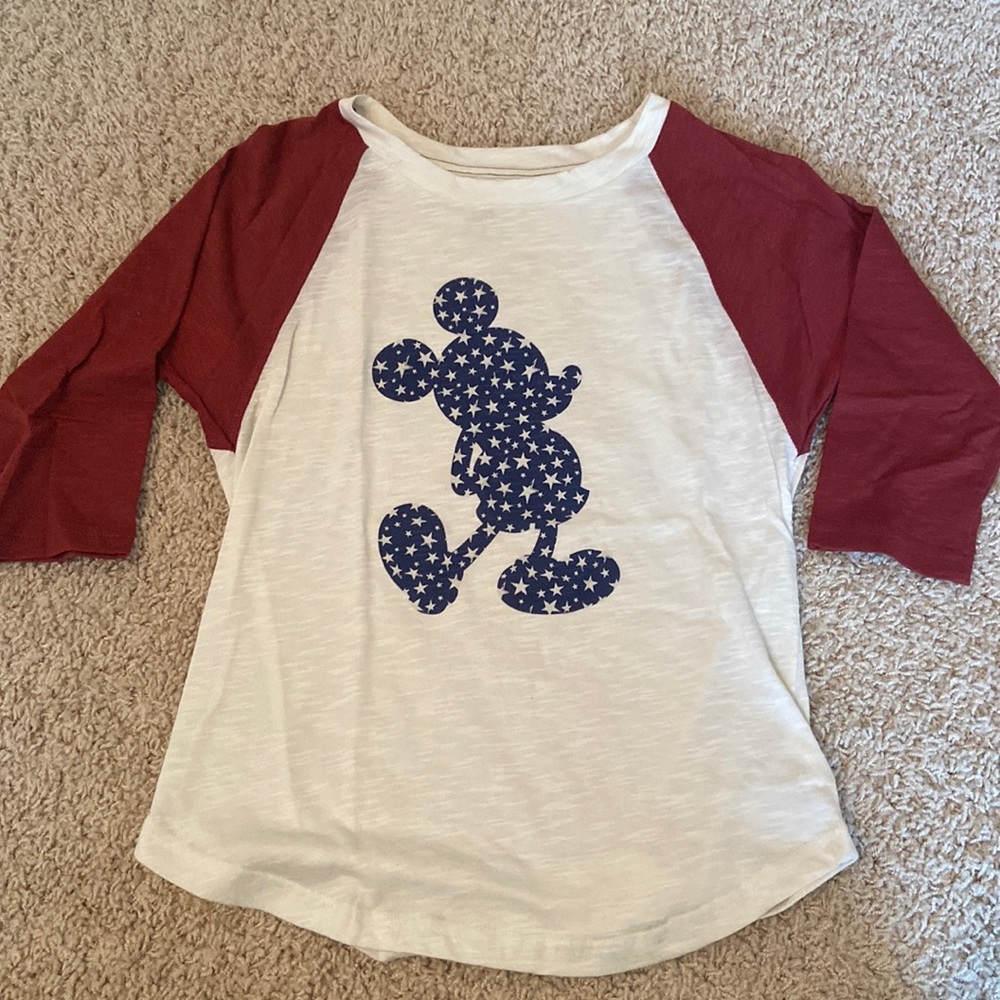 Red, White and blue Mickey Mouse T-shirt